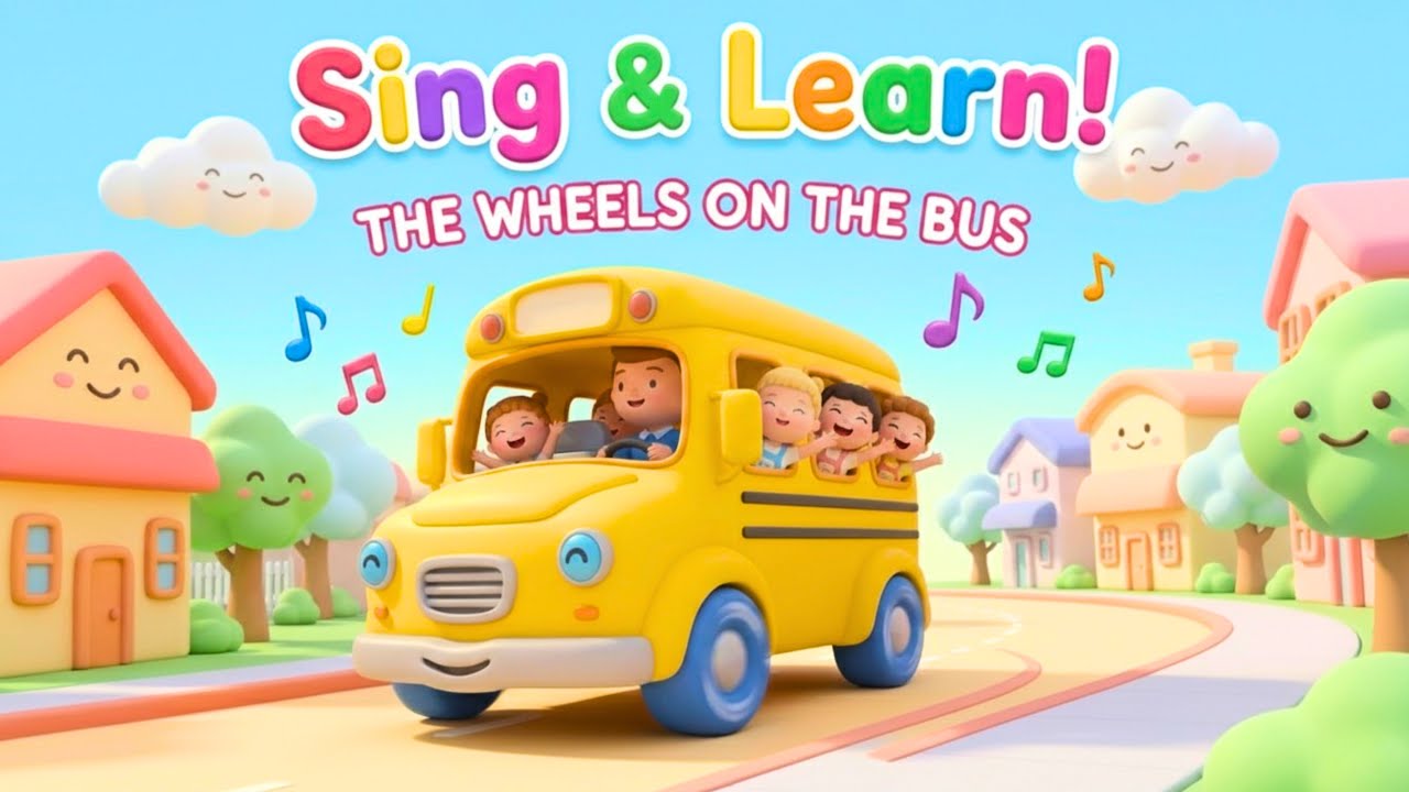 Wheels on the Bus 🚌 | Nursery Rhymes for Kids | Baby Songs | MooMoo Melodies