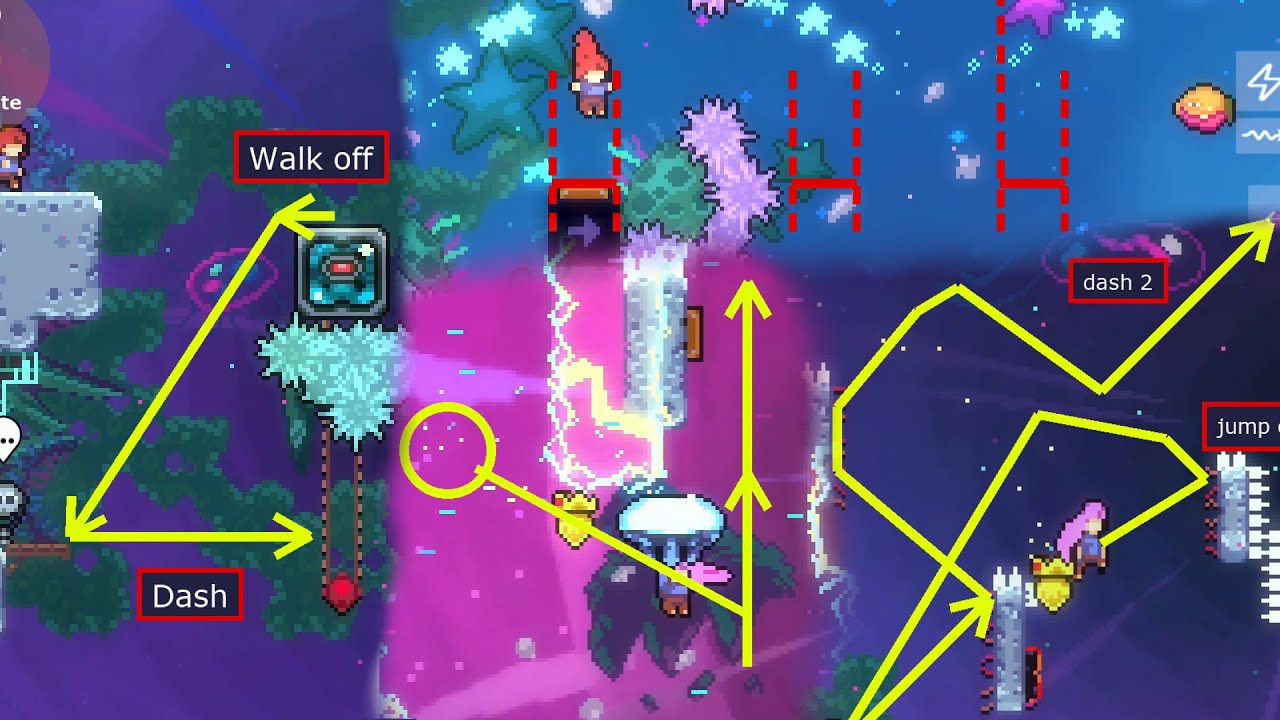 [Celeste] Full Guide for Farewell Golden Strawberry (strats, setups, backups)