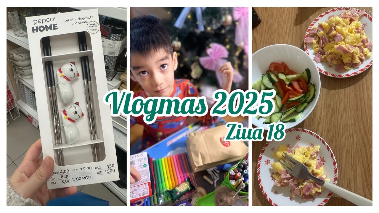 🎄Vlogmas 2025🎄Ziua 18✨Haul pepco si un joc interesant 