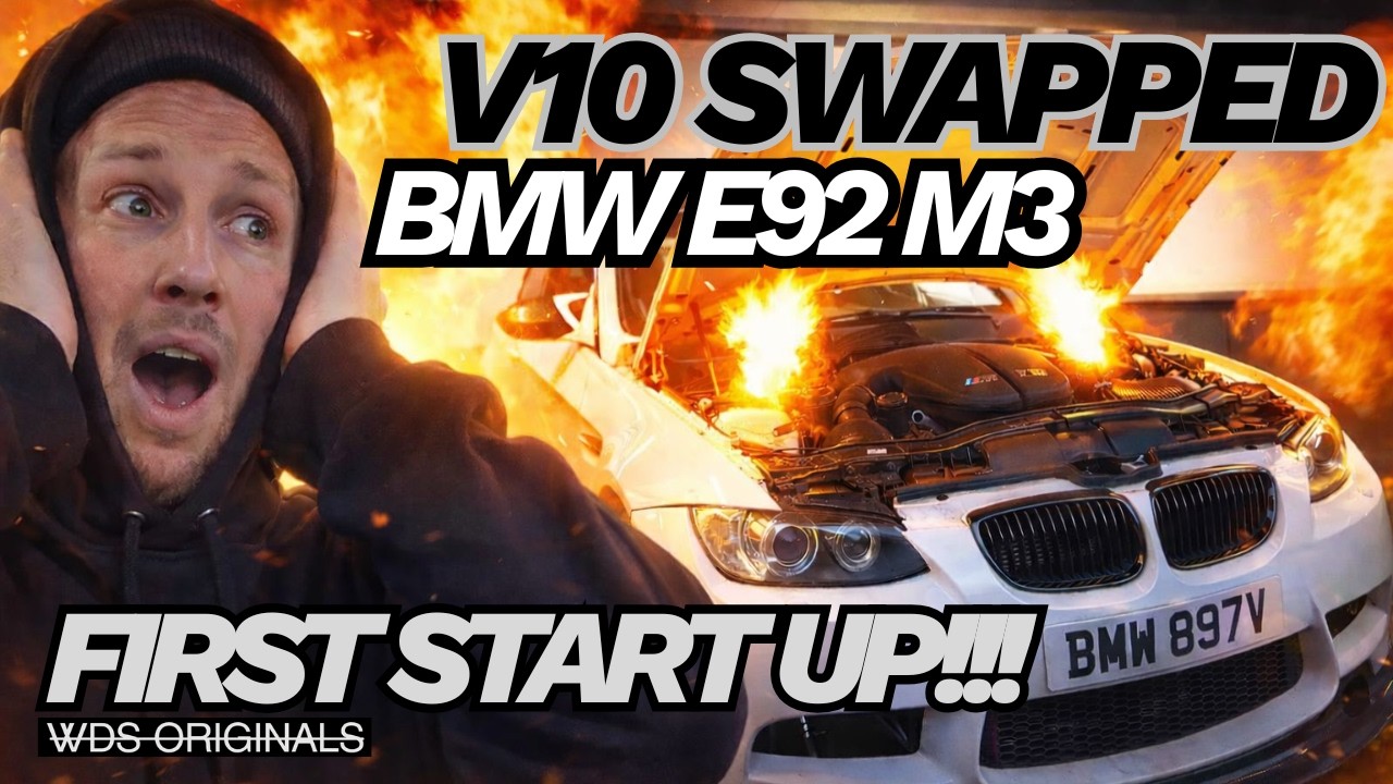 BMW E92 M3 с двигателем V10 &mdash; первый запуск и настройка ЭБУ