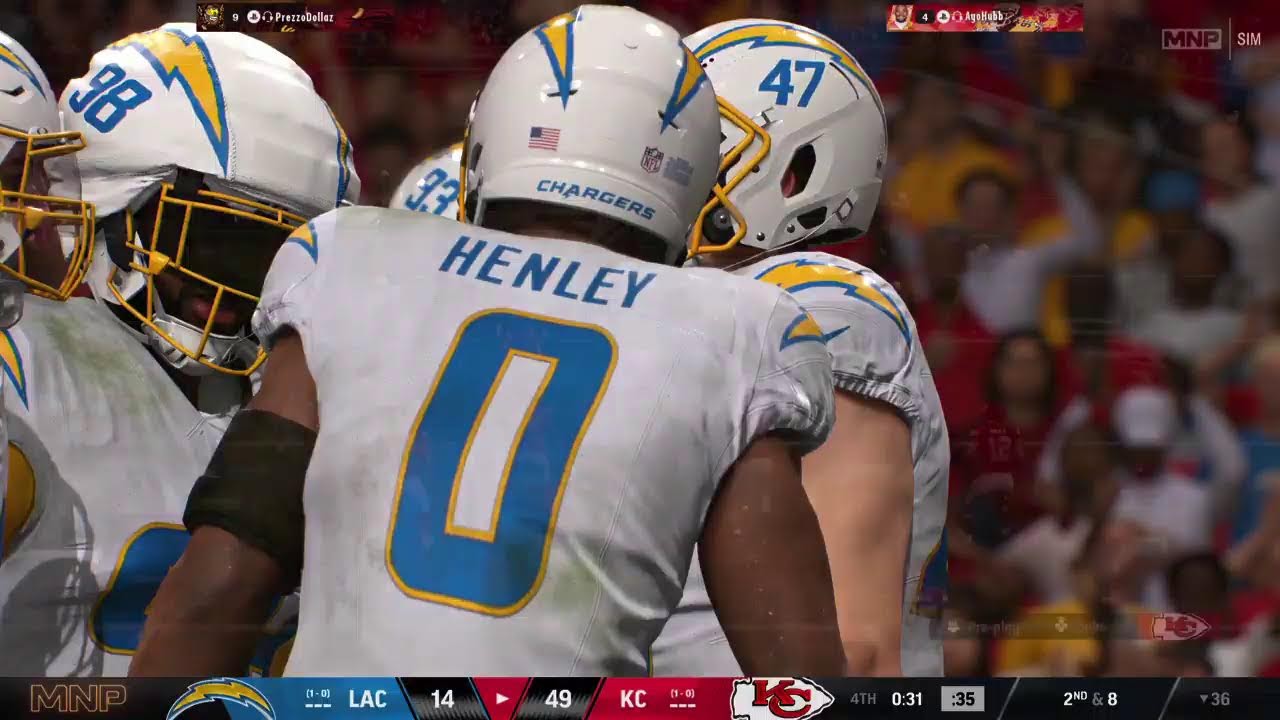 Chiefs vs Chargers toxic