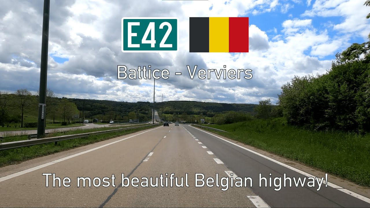 2021-26 E42 Battice - St. Vith: The most beautiful Belgian highway!