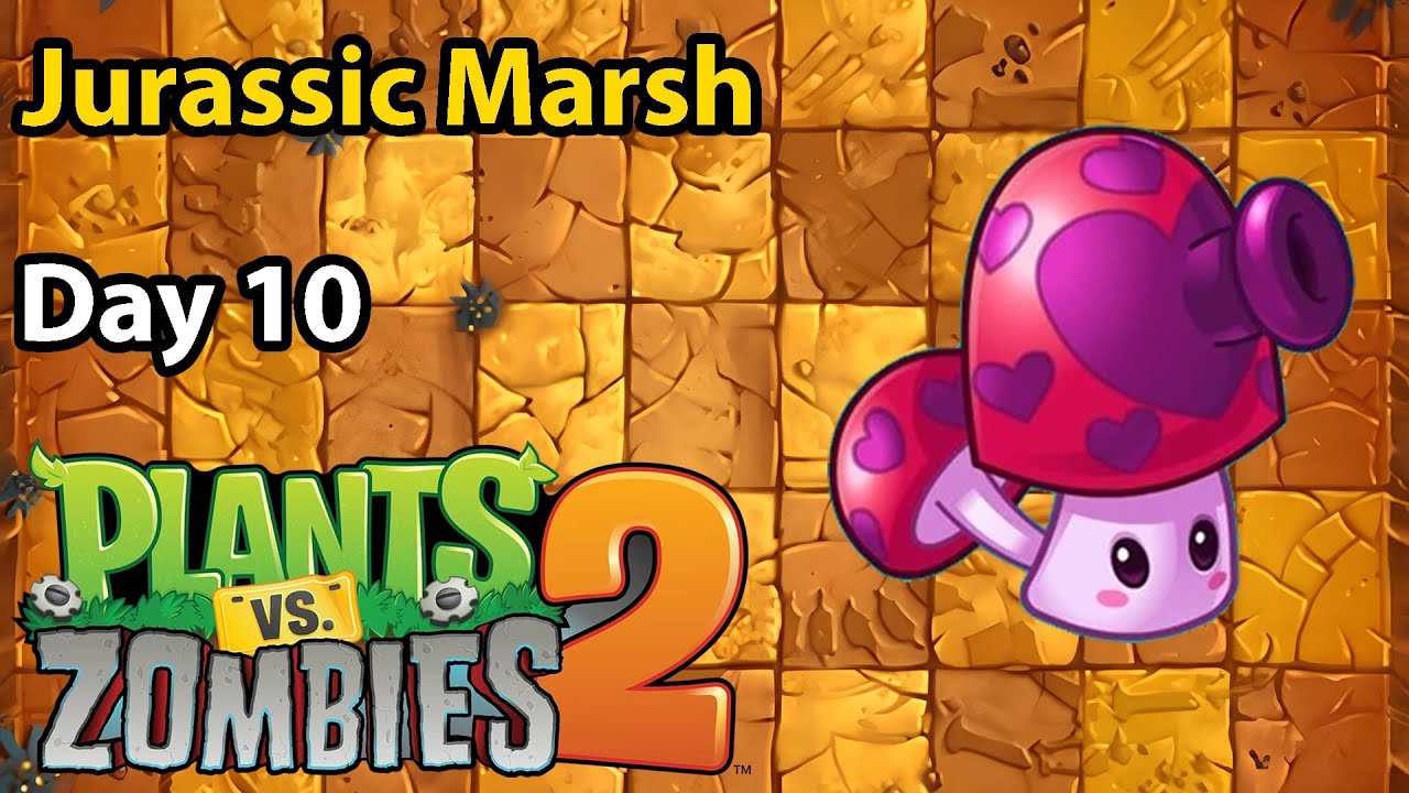 Plants vs. Zombies 2 | Jurassic Marsh Day 10