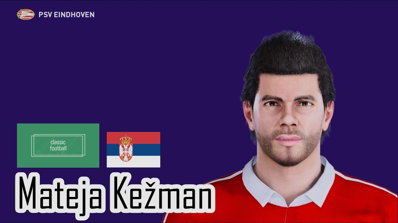 Mateja Kežman - PES Clasico (Face, Body& Stats)
