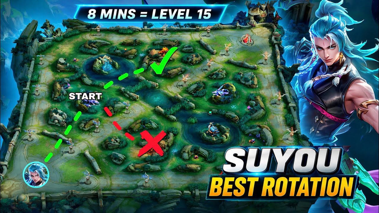 SECRET Suyou Rotation = Level 15 in 8 Minutes!!