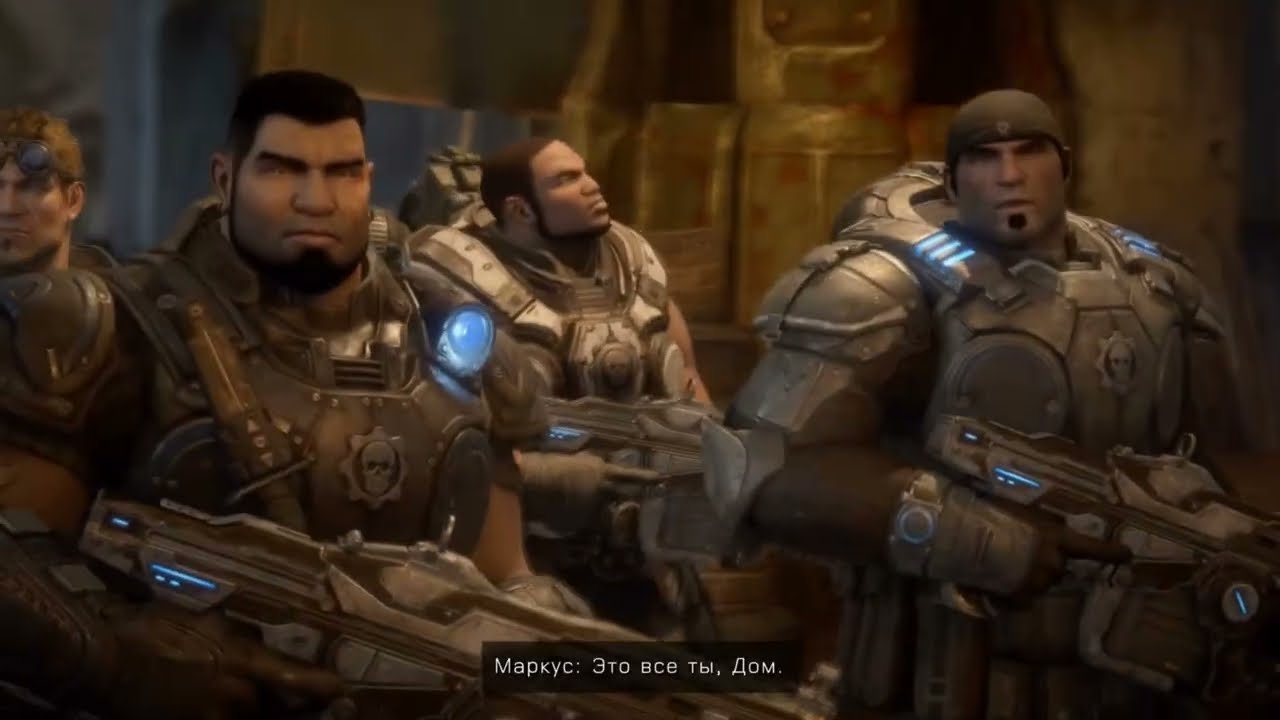 Встреча с группой Франклина в Gears of War: Reloaded