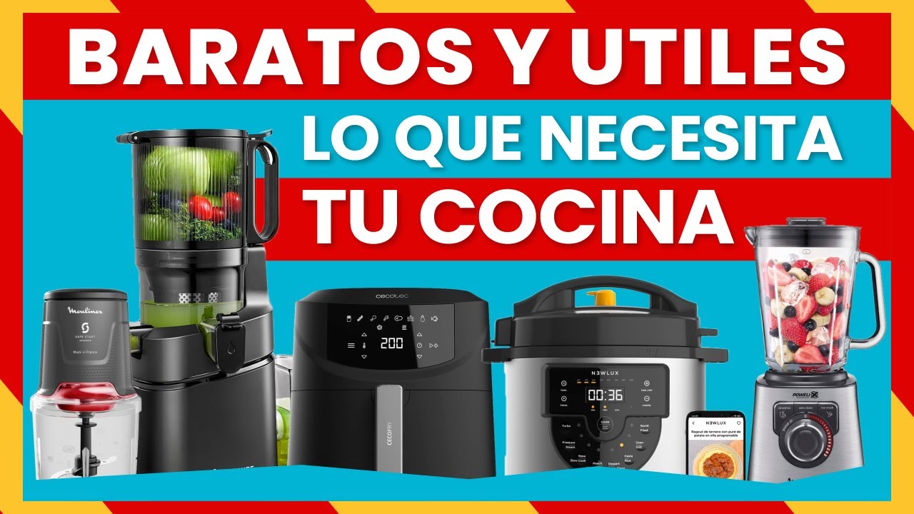✅ 5 UTILES APARATOS TECNOLOGICOS de COCINA 💥 CALIDAD PRECIO 2026 ✅ GADGETS para COCINA MODERNA 💥