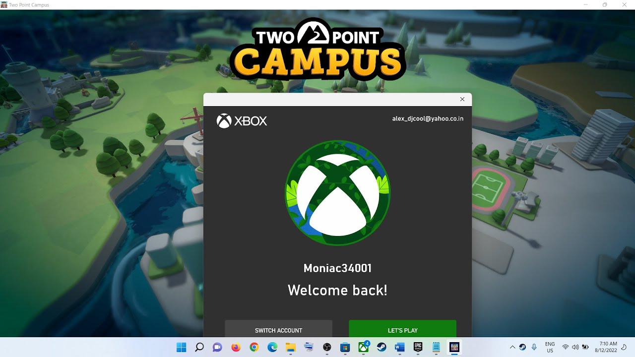 Two Point Campus: Fix Microsoft Account/Xbox Login/Sign In Issue PC