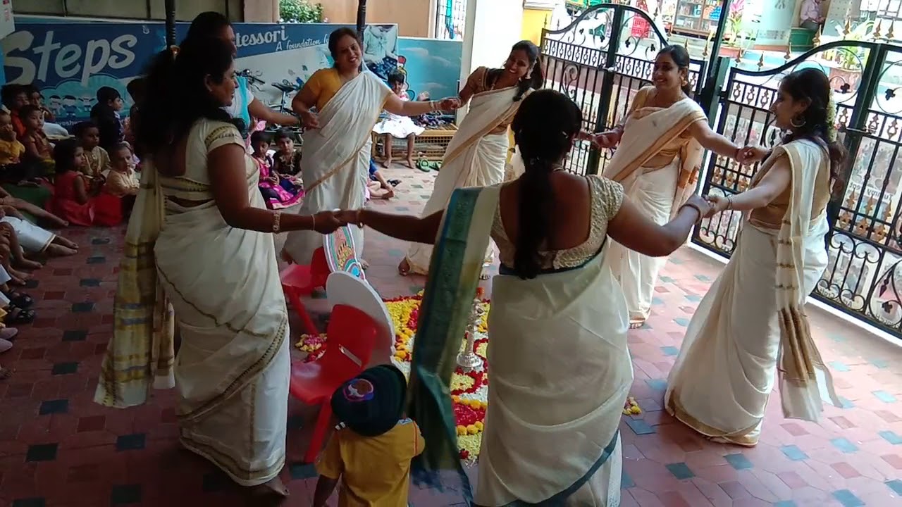 Teacher's dance 💃 on Onam celebration