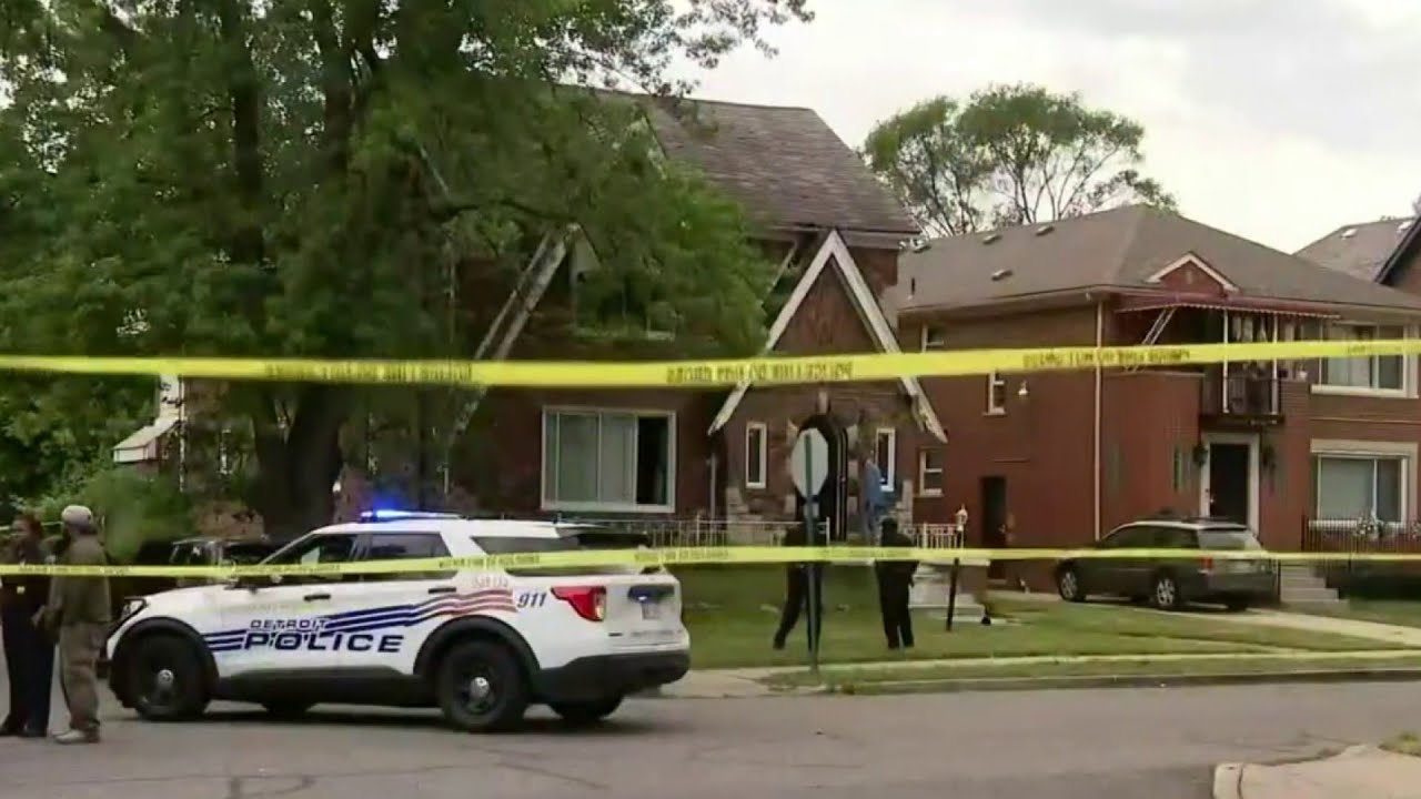 Police search for man after infant found alive at Detroit double homicide scene