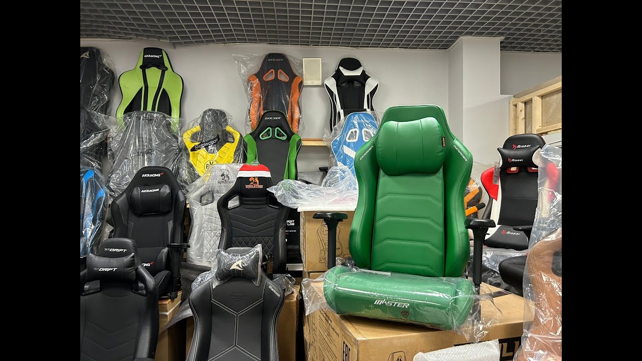 DXRacer Master ХL 2024 NE -black/green- Распаковка 12.06.2024 \зелёный офигенчик  Microfiber Leather