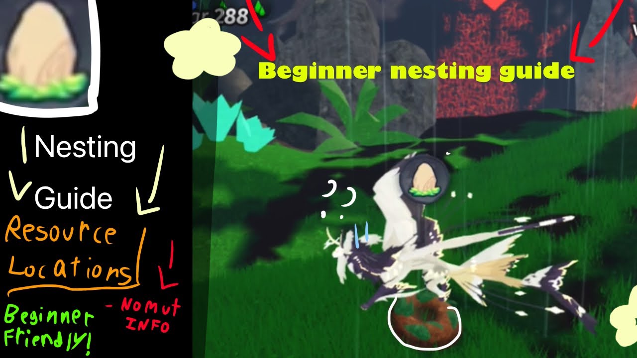Simple nesting guide and resource/material locations! | Creatures of Sonaria Roblox