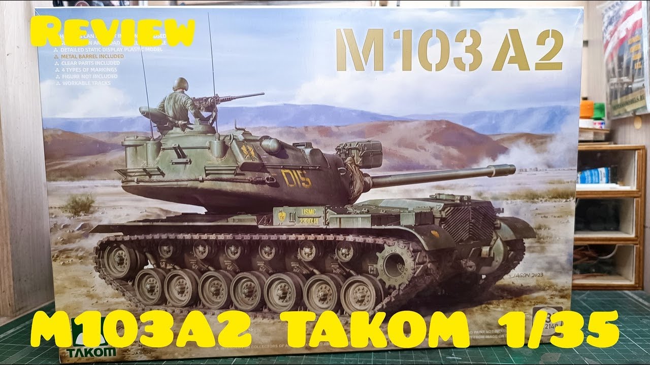 ОБЗОР! M103A2, Takom 1/35. REVIEW!