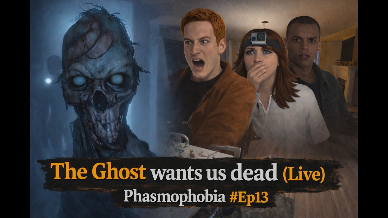 The Ghost wants us dead (Live) Phasmophobia #Ep13