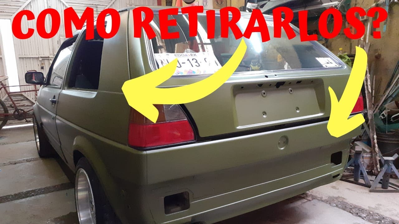 COMO QUITAR UN VIDRIO DE UN VOLKSWAGEN SIN ROMPERLO (FÁCIL Y RÁPIDO) | PROYECTO GOLF MK2