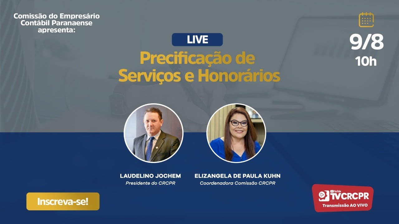 Precificação de serviços e honorários - Comissão do Empresário Contábil Paranaense
