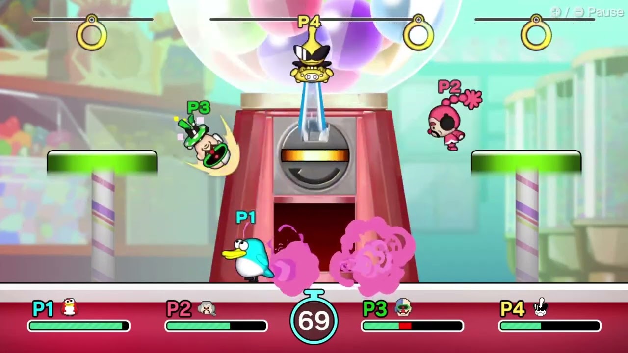WarioWare Get It Together!: Frenemy Frenzy 4 Player Netplay Game 3 60fps
