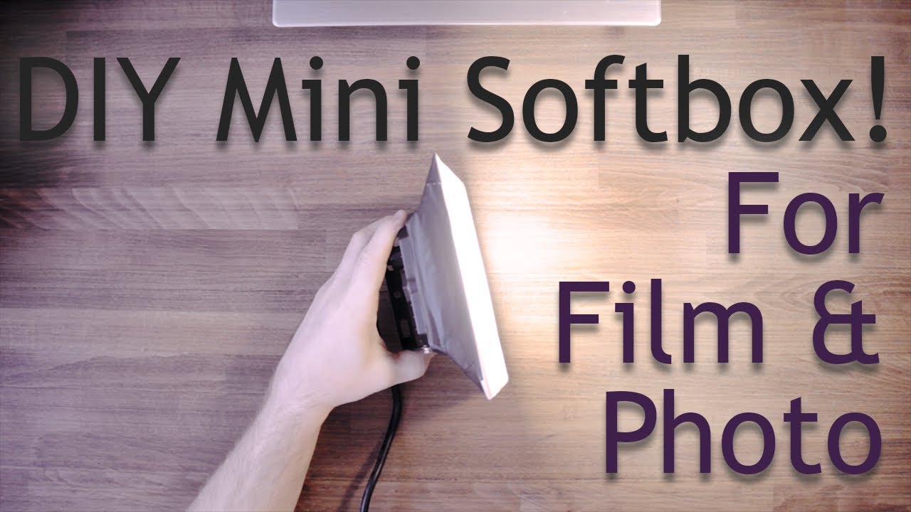 Making DIY Softbox for LED Light - Quick, Easy & Free!
