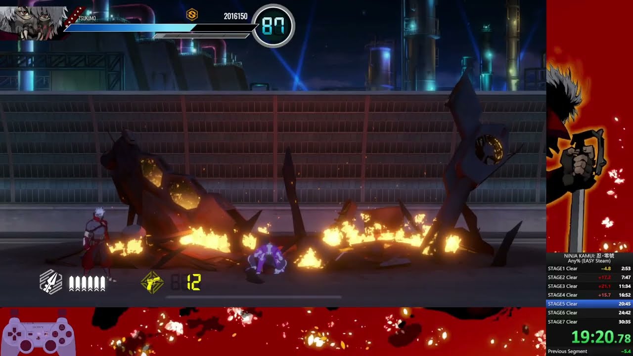 NINJA KAMUI: 忍・零號 Speed Run【RTA】30:27 (steam版)