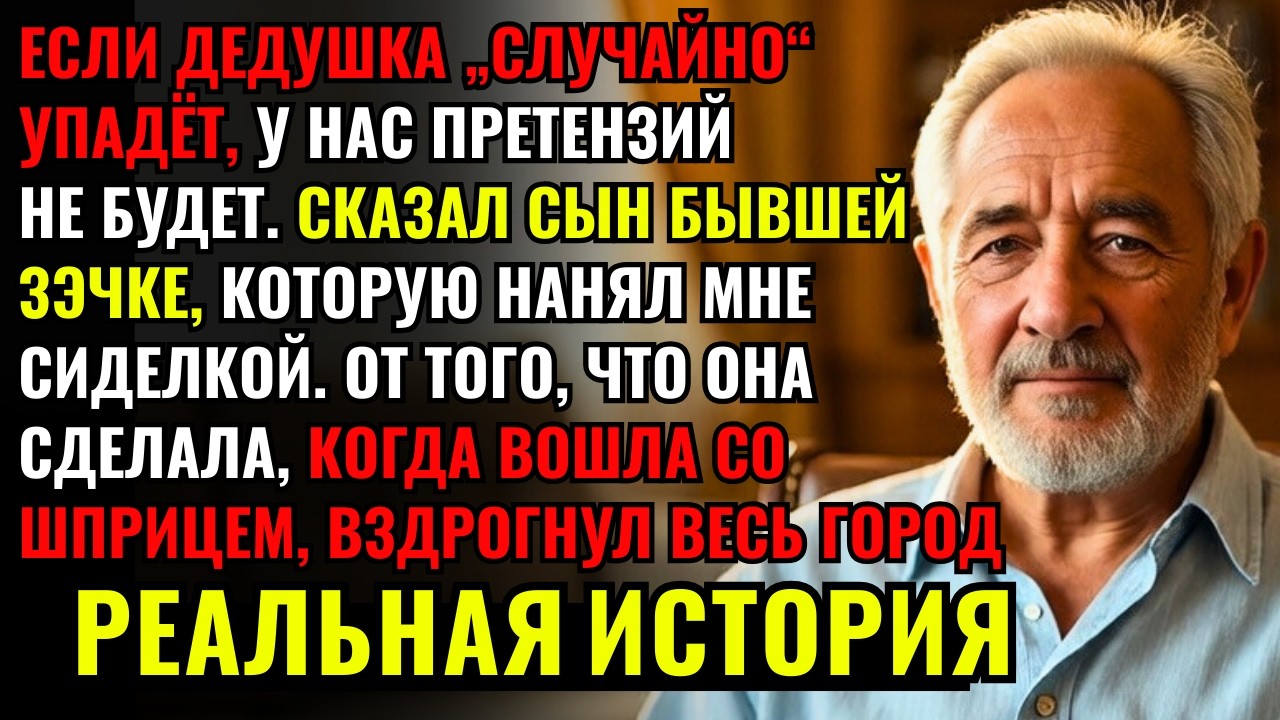 СЫН НАНЯЛ для отца БЫВШУЮ ЗЕЧКУ сиделкой. Через день она ВОШЛА К НЕМУ СО ШПРИЦЕМ, и отец замер от...