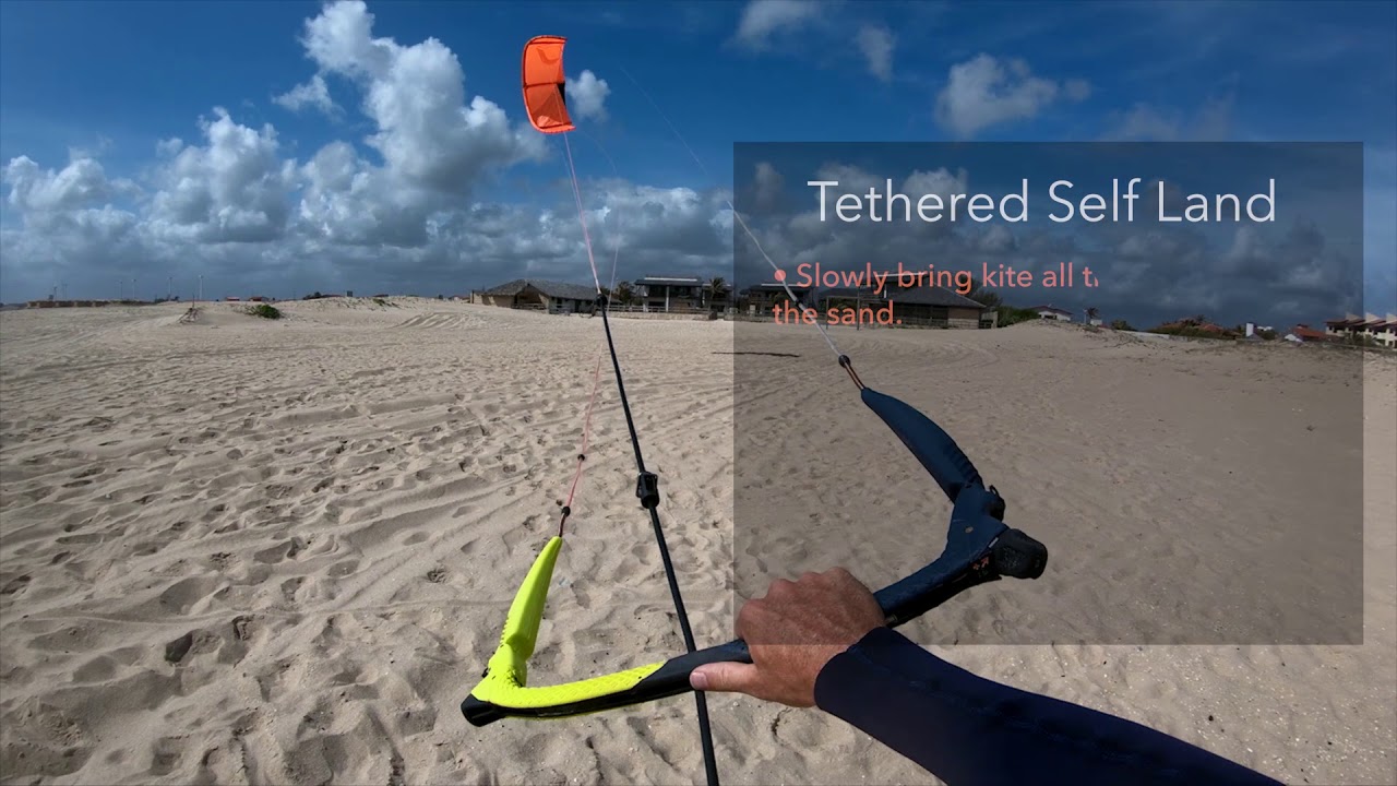 How to self land your kite