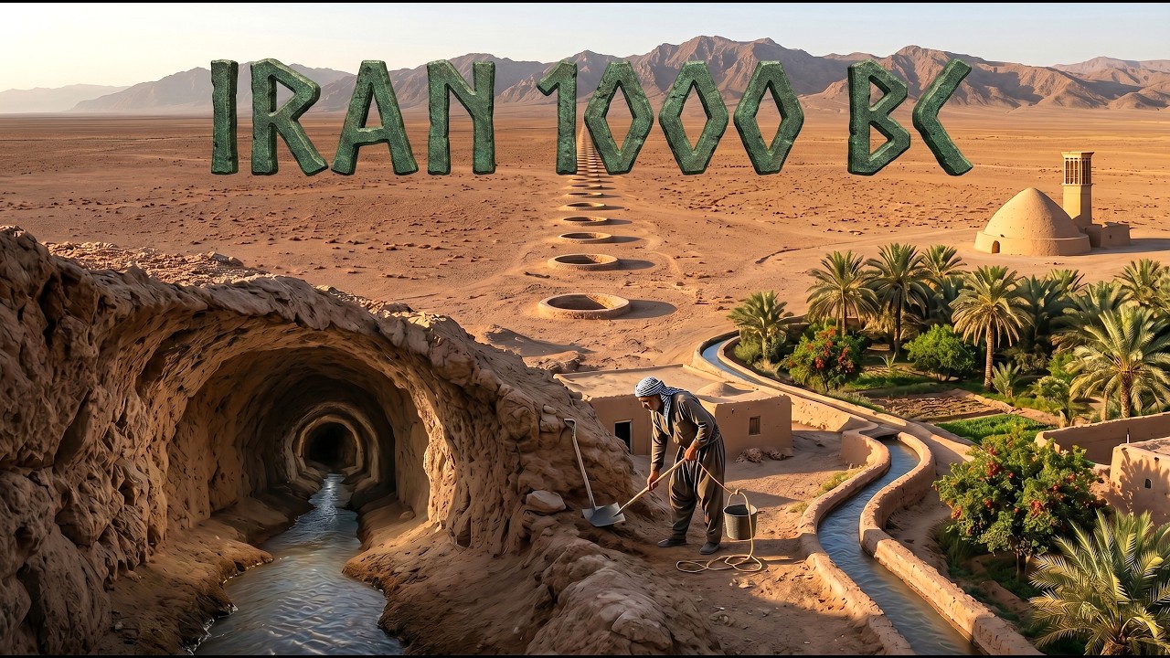 The Miracle Beneath the Desert: 3,000 Year Old Ancient Iranian Qanat Systems
