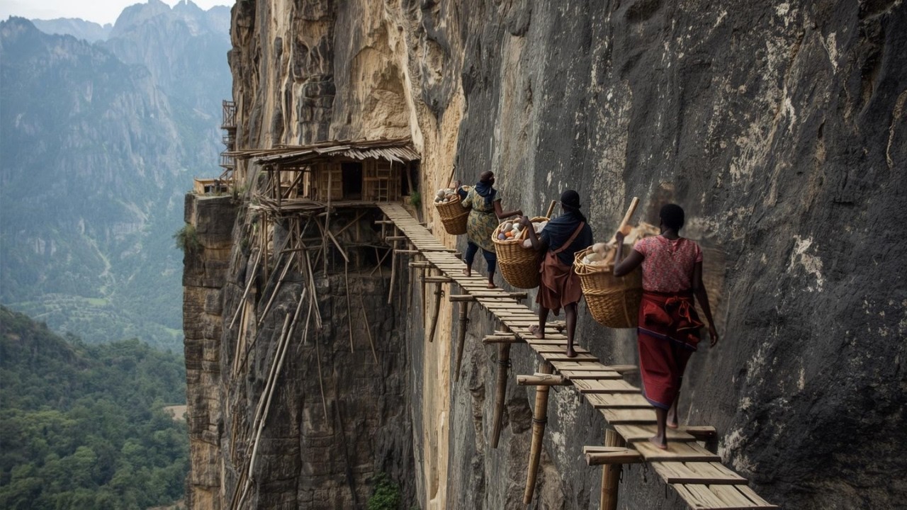 Lugares Imposibles | Las Casas Más Peligrosas del Mundo Construidas en Acantilados | Documental 4K