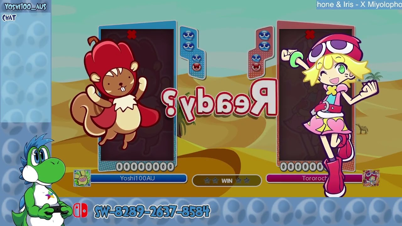 dropping in for some puyo practice [Puyo Puyo Champions]