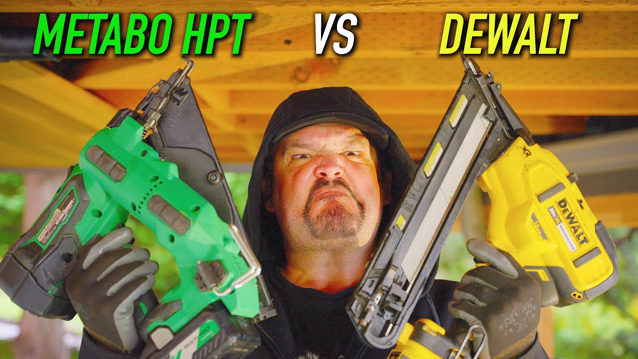 Metabo HPT VS. DeWalt: Which Is The Better Finish Nailer? || Dr Decks