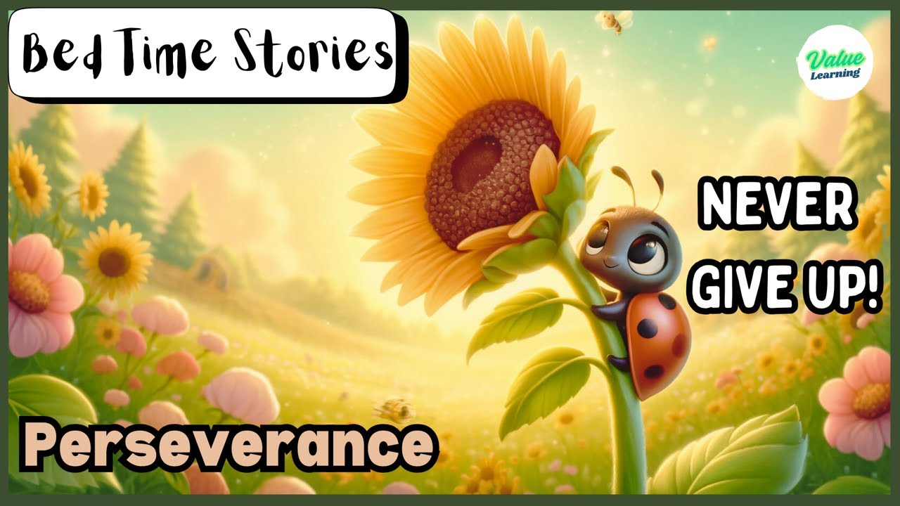 Challenges Ahead..But will the Ladybug Give up?🐞Hardwork 💪 Moral Stories for kids bedtime Read Aloud