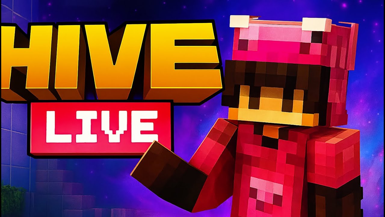 MINECRAFT HIVE LIVE (Custom Servers and Playing With Viewers)