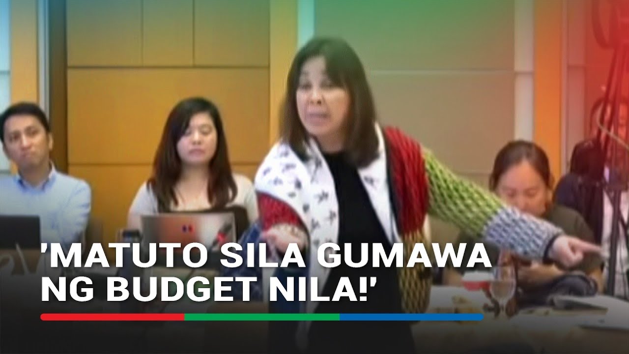 'Mag isip-isip sila!' Legarda loses cool during bicam hearing | ABS-CBN News