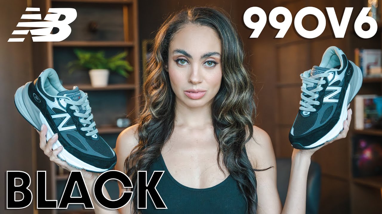 FINALLY...BLACK! NEW BALANCE 990v6 BLACK On Foot Review and How to Style (Outfits, GRWM)