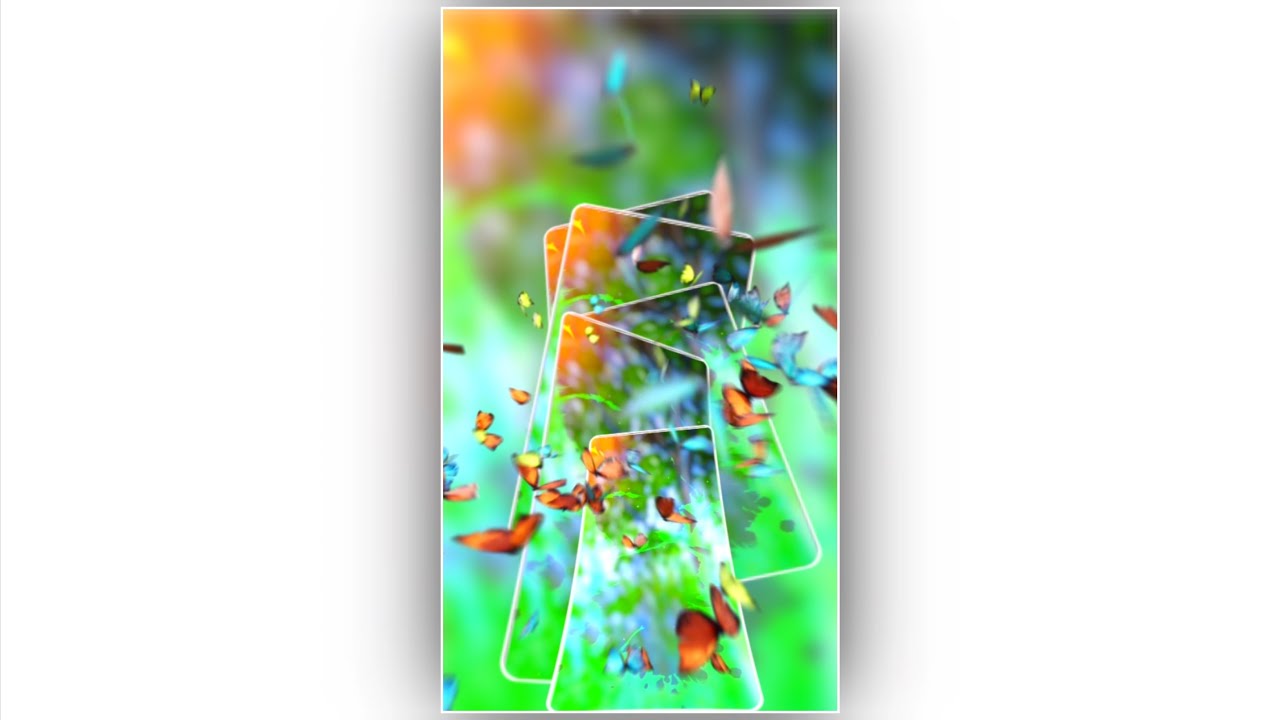 Butterfly Effect Template Video Background |Capcut Effects | Kinemaster Black Screen Template Video