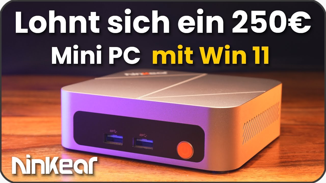 NinKear M7 Mini PC mit Windows 11 - AMD Ryzen 5 7430U – 16GB RAM – 512GB SSD – für ca. 250€