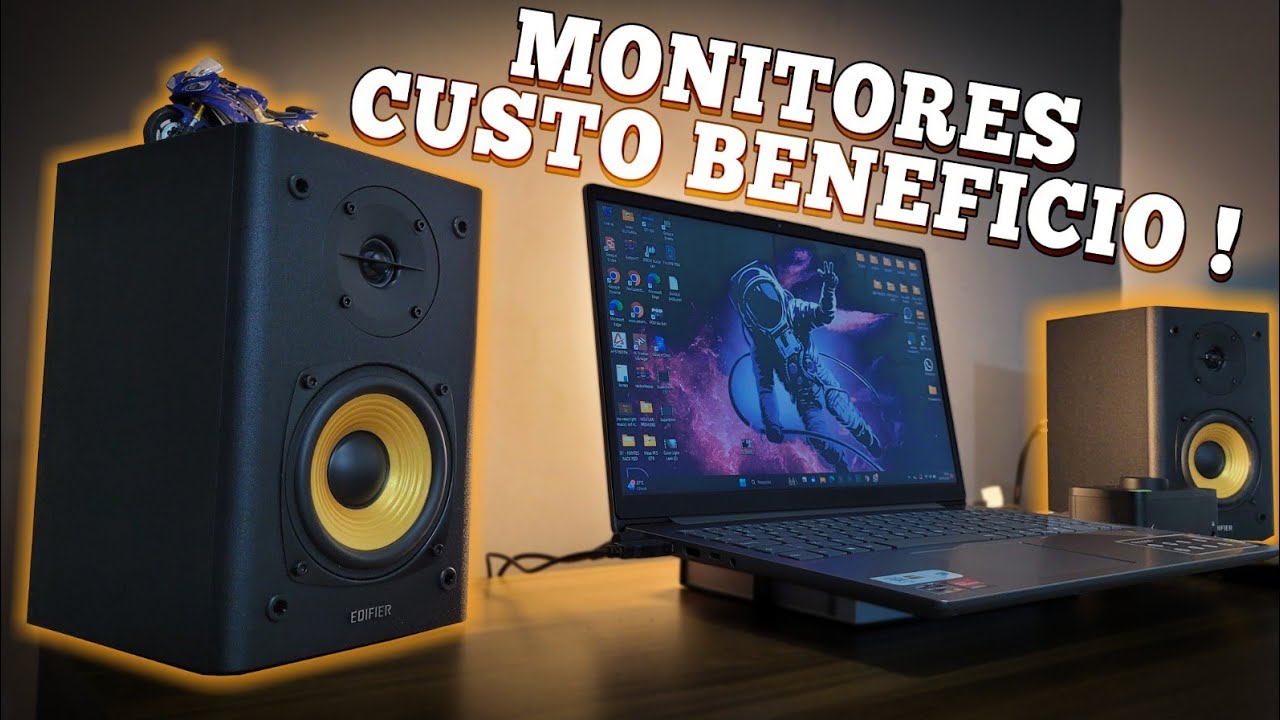 Monitores de áudio CUSTO BENEFÍCIO para HOME STUDIO em 2023 🔥/ EDIFIER R1000T4 / Teste e opinião