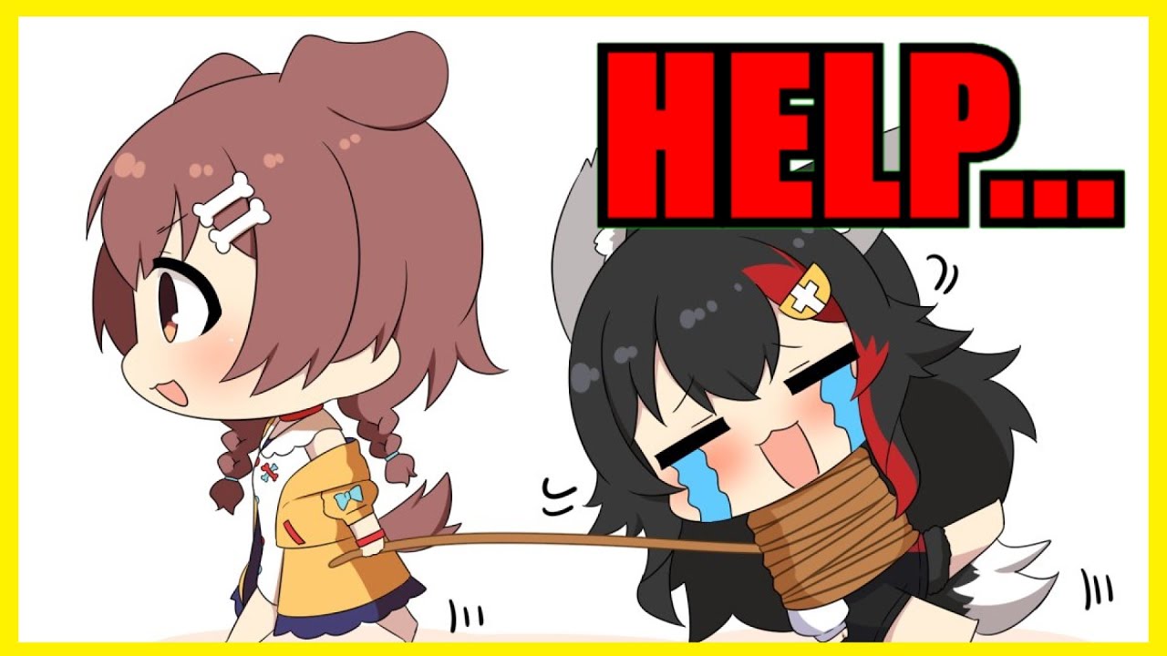 【Hololive】Korone Laughing At Mio Getting Scared【Horror】【Eng Sub】