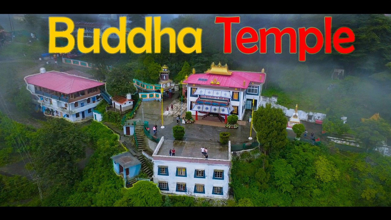 Cloud Burst k baad Buddha Temple to Dalai Lama Track | Mussoorie |