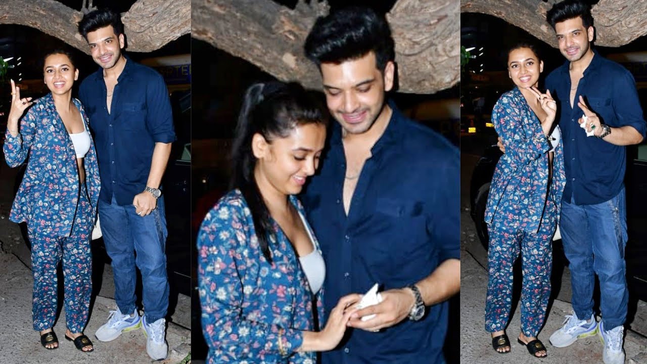 Tejasswi Prakash और Karan Kundra Shopping के लिए पहुंचे बांद्रा 😍🔥📸