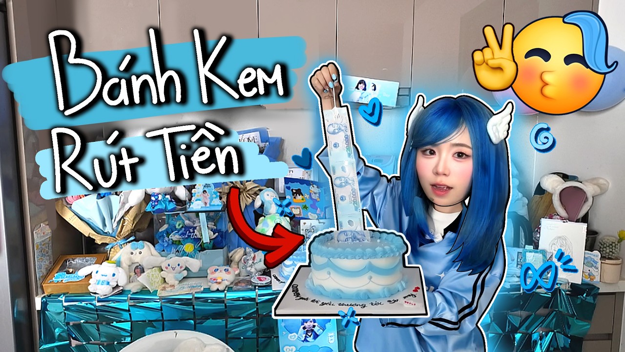 Simmy Sốc Khi Fan Tặng BÁNH KEM RÚT TIỀN (Mở quà Sinh Nhật)