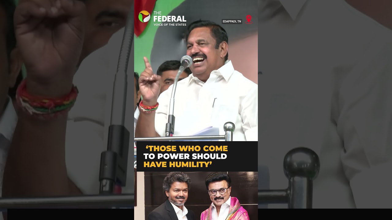 EPS targets Stalin and TVK, says leaders in power must show humility and restraint | #shorts