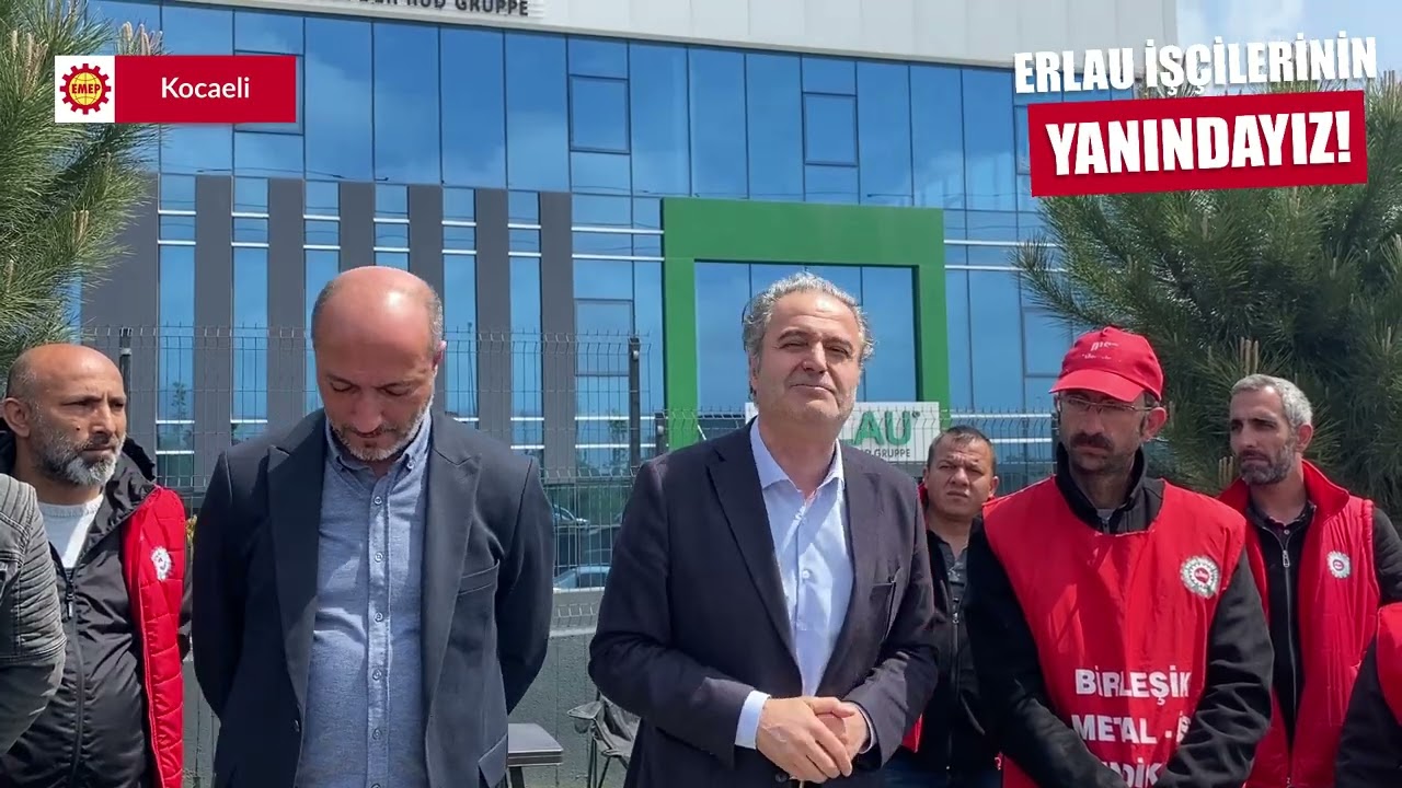 Erlau Metal İş&ccedil;ilerinin Yanındayız!