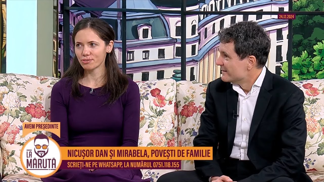 Nicușor Dan și Mirabela, povești de familie