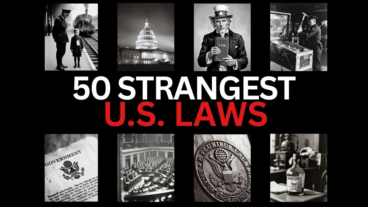 50 Strangest U.S.  Laws That Actually Existed | US History for Sleep