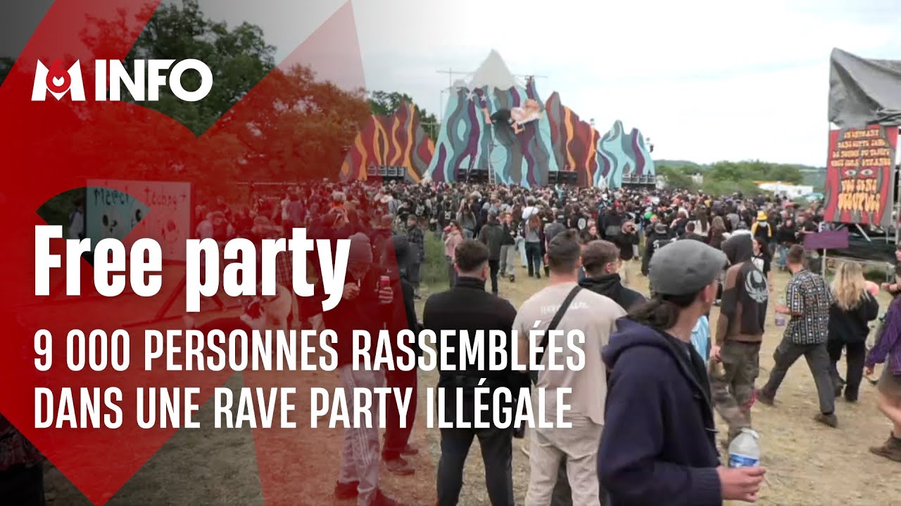 Lot : 9 000 personnes participent à une rave party illégale