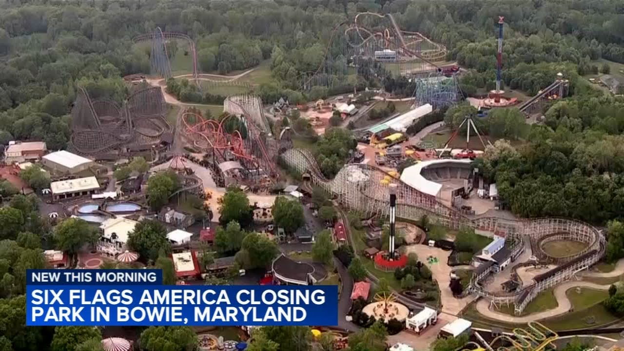 Six Flags America closing park in Bowie, Maryland