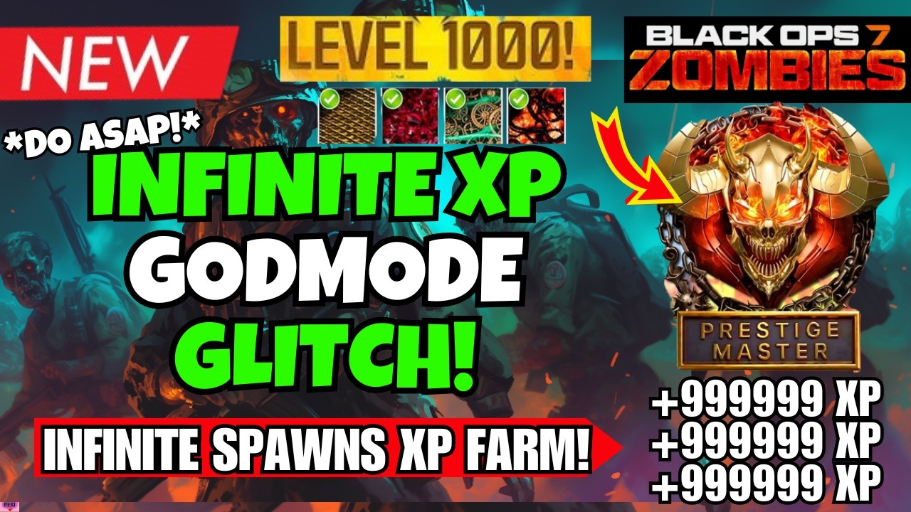 НОВЫЙ ГЛИТЧ НА НЕОГРАНИЧЕННЫЙ ОПЫТ В BO7 ДЛЯ ОДИНОЧНОЙ ИГРЫ + МГНОВЕННЫЙ РЕЖИМ БОГА И БЕСКОНЕЧНОЕ...