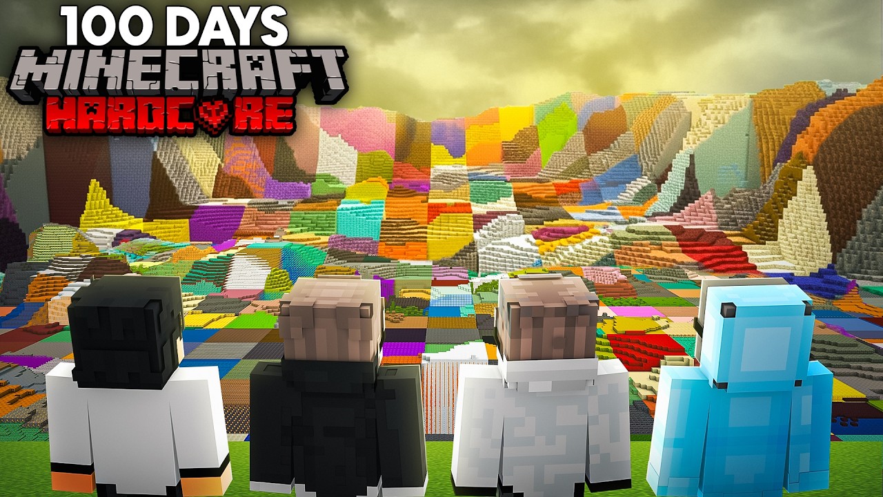 Minecraft But Chunks Are Random With @MrLapis @kapeshaha