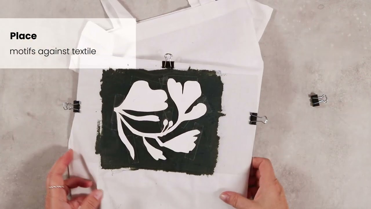 How to make cyanotype prints on textile