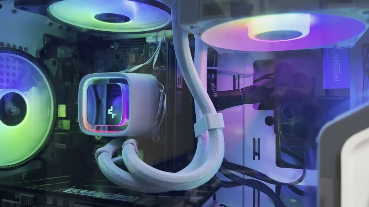Water Cooler DeepCool LS320 WH | Unboxing e Testes | Core i5 10400f